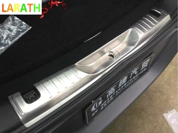 

For Jeep Cherokee 2014 2015 2016 2017 car styling inside Rear Bumper trim Stainless Steel Scuff Sill trunk plate pedal 1pcs
