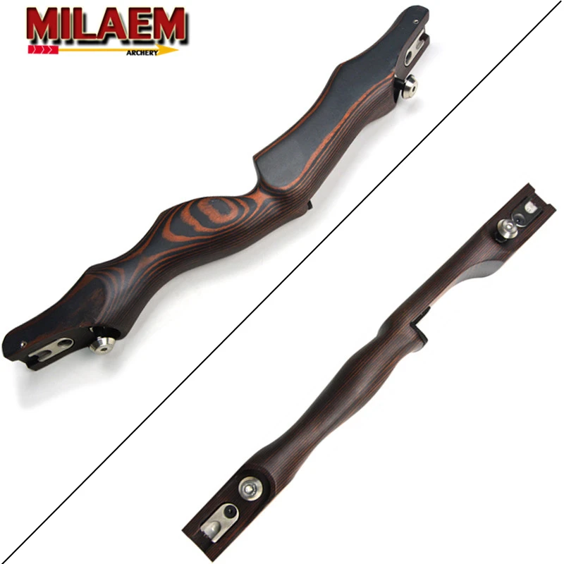 

19" Wooden ILF Archery Bow Riser Handle Takedown American Recurve Bow Handle Right Hand For Outdoor Shooting Sports Accessories
