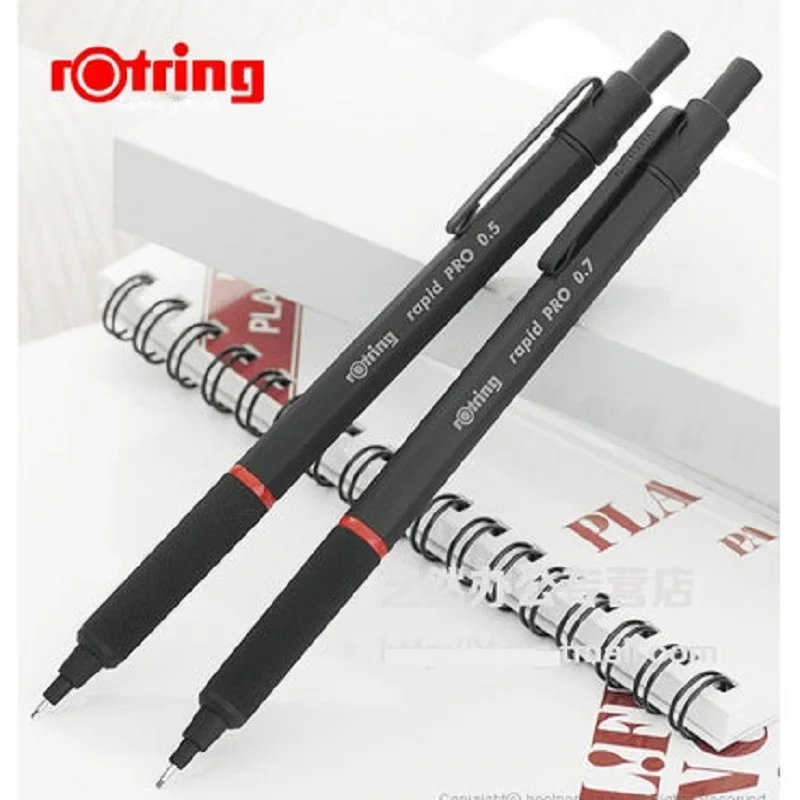 Немецкий механический карандаш rotring Rapid pro 0,5 мм и 0,7 мм и 2,0 мм с металлическим телескопическим наконечником ручки лучше, чем rotring 600