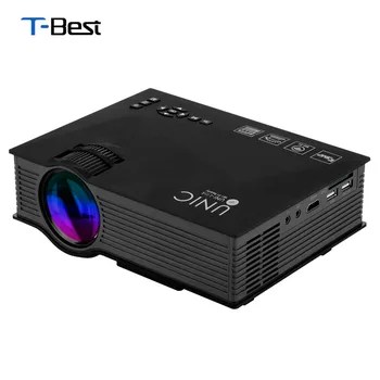 Unic UC46 Wireless WIFI Mini Portable Projector 1200 Lumen 800 x 480 Full HD LED Video Home Cinema Support Miracast DLNA Airplay