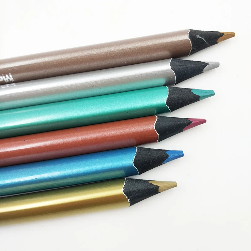 10Sets Marco Metal Color Pencil Black Wood Metallic Pencils Set Professional Raffine Find Art