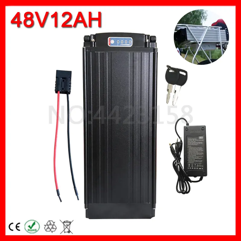 Sale 48V ebike battery 48V 12AH electric bicycle battery 48V 10AH 12AH 15AH lithium ion battery pack for 48V 350w 500W 750W Motor 0