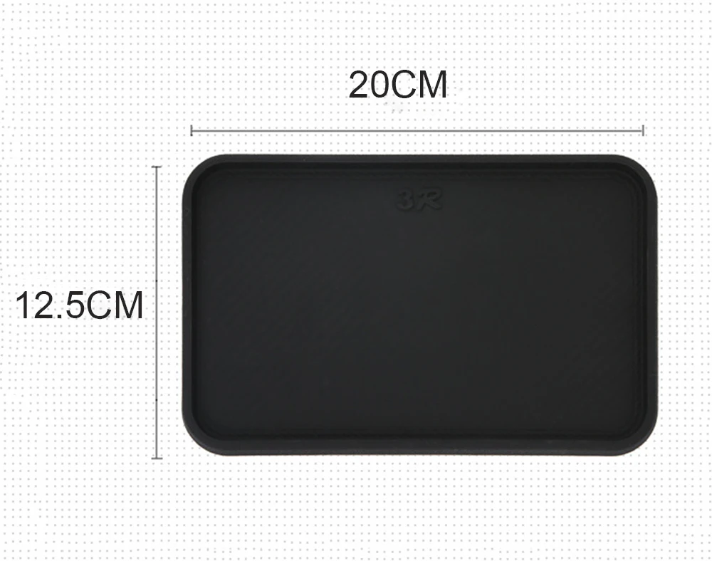 Автомобильный Противоскользящий коврик с орнаментом, Силиконовый Многофункциональный нескользящий коврик для приборной панели, декоративная накладка для ключей, очков, сотового телефона 20X12,5 см