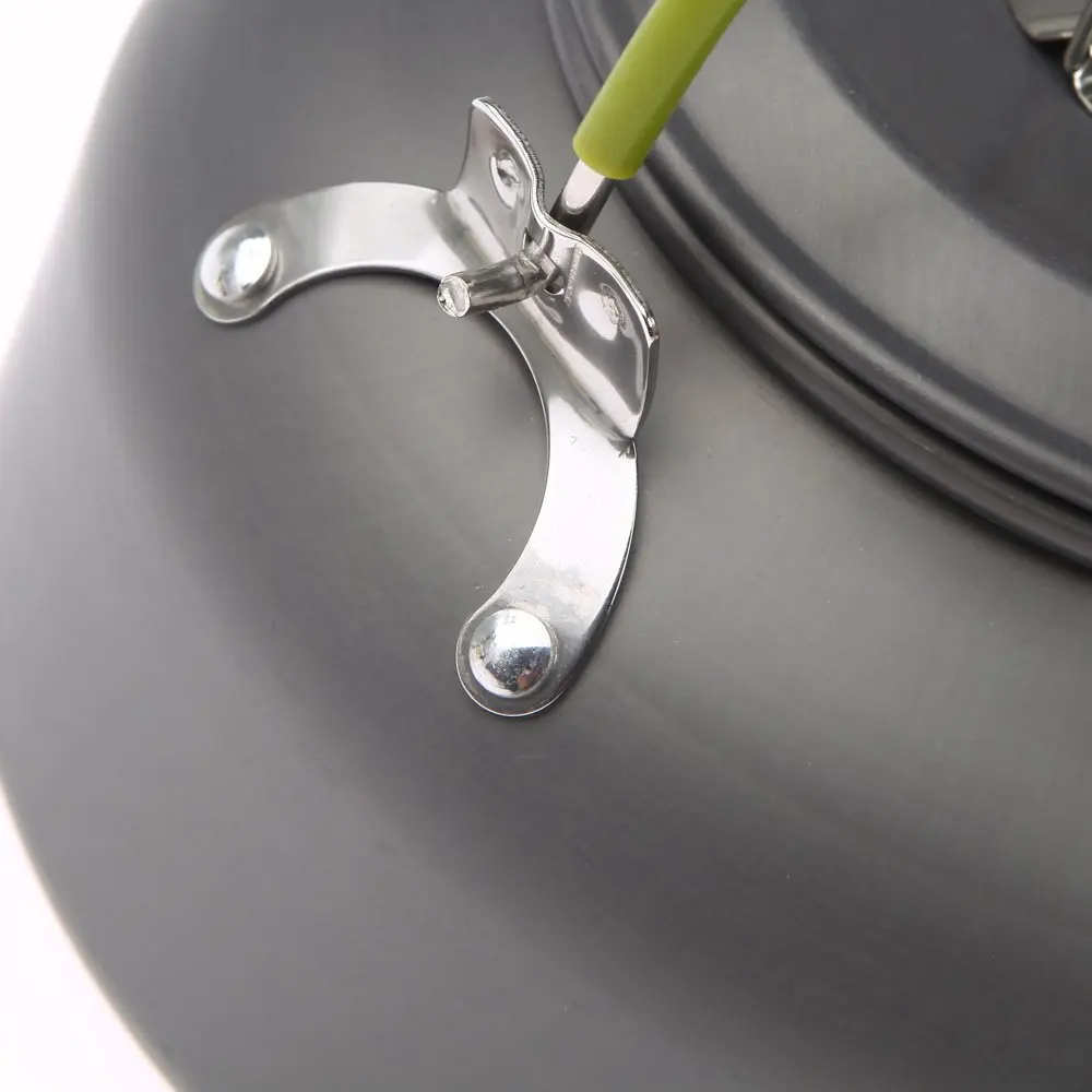 0,8 LPortable Camping utensilios al aire libre vajilla utensilios de cocina tetera actividades al aire libre, senderismo tetera ultraligero de aleación de aluminio de vajilla