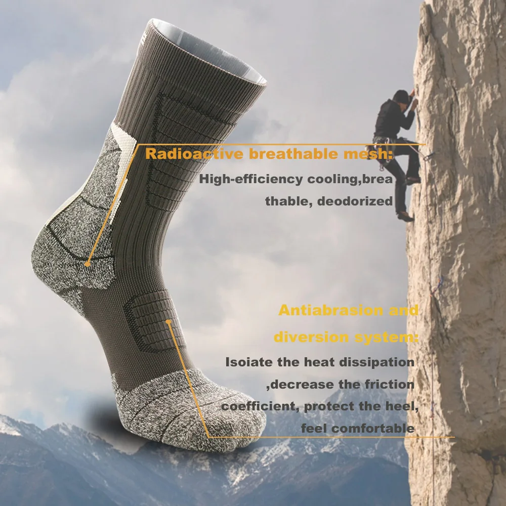 UP GRADE Climbing Stocking Sport Sock Breathable Dry Fast Cotton Outdoor Cycling Sock Gift Package calcetines ciclismo hombre