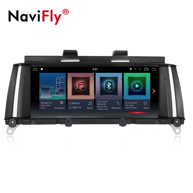Clearance New! PX6 Android 9.0 6 Core Car dvd radio multimedia player for BMW X3 F25 X4 F26 CIC NBT With Car GPS Navigation WIFI BT X3 F25 1