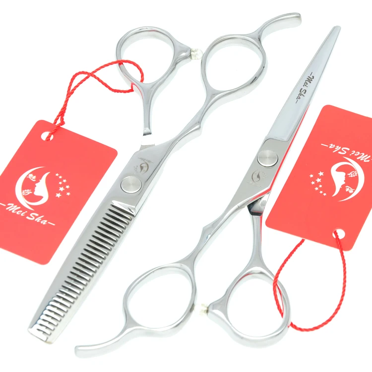 

5.5Inch/6.0Inch Meisha Left Handed Cutting Scissors Thinning Shears JP440C Hairdressing Left Hand Scissors for Salon Used HA0140