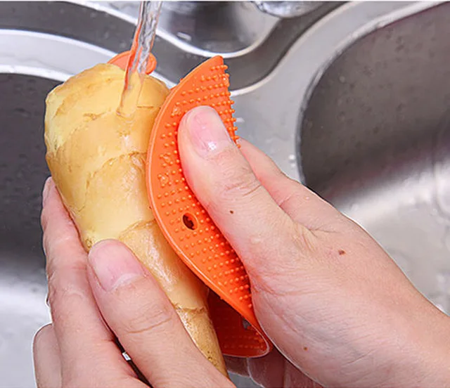 Hot Multi Function Insulated Veggie Vegetable Scrubber Scrub Cleaning
