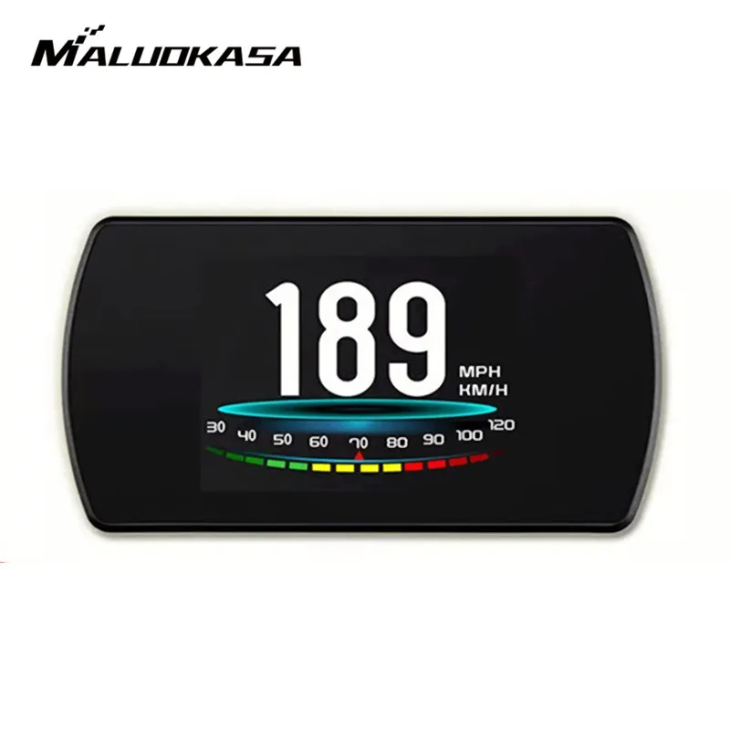 

Car HUD Head-Up Display OBD2 Multifunction Smart HD Digital Display Speedometer Fuel Consumption Data Diagnostic Alarm System