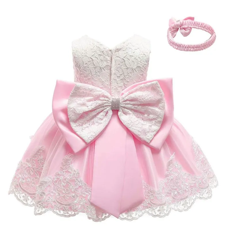 Платье для малышей кружевное платье на крестины с блестками и цветочным узором; Одежда для новорожденных девочек; праздничный костюм принцессы для дня рождения
