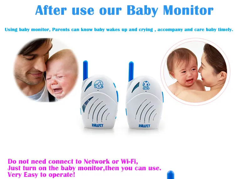 Без Wi-Fi USB Портативный Детские walkie talkie радио Электронная Няня няня для monitor Audio monitor de bebe баба