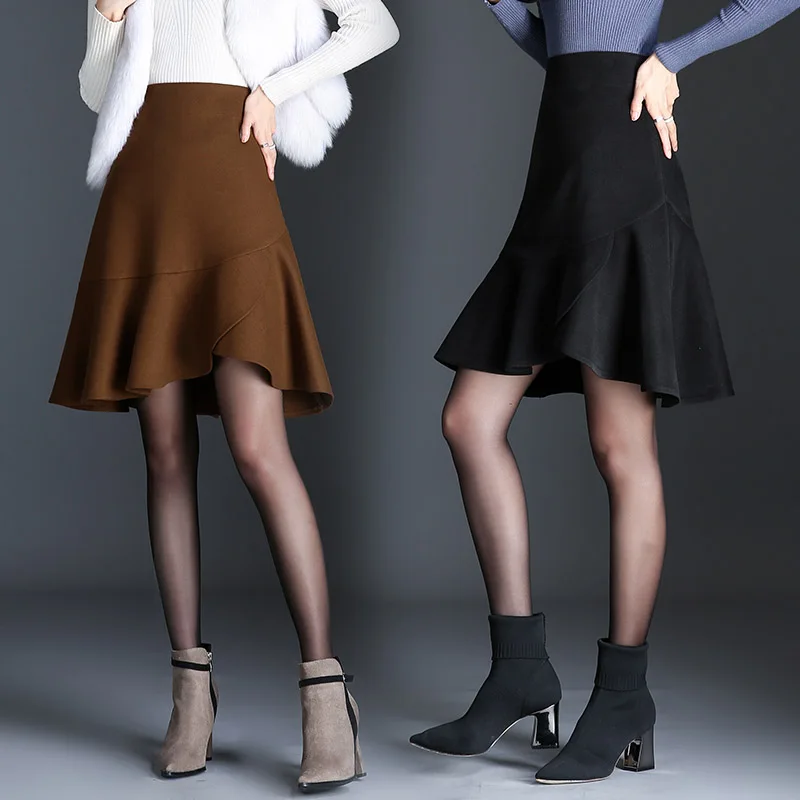 Faldas Otoño Negro Las Invierno Nuevo Negro Asimetría Moda Mini Cintura De Falda caqui La Para Mujer 2019 Caliente Mujeres Caqui OaRnPq