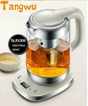 

Free shipping NEW Electric kettle with thick glass curing pot of automatic temperature control Electric kettles