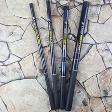 Портативная Удочка Rock 2,1 М 2,4 М 2,7 М 3,6 М 4,5 м телескопическая удочка для морской рыбалки спиннинговая Удочка из углеродного волокна Сверхлегкая жесткая