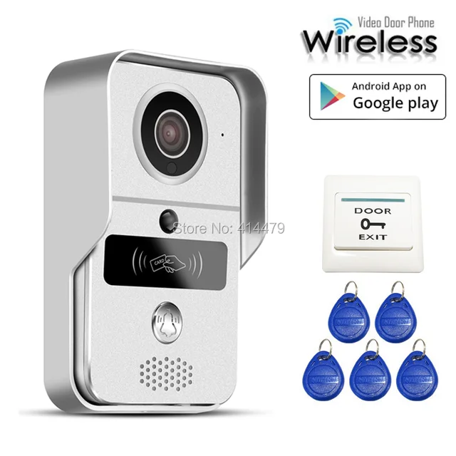POE Wireless Wifi Video door Phone Doorbell Camera Support
