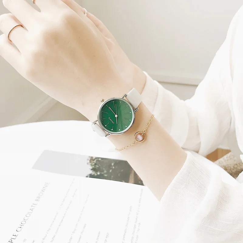 Новые женские модные часы качества Женские кварцевые наручные 2019 Ulzzang Брендовые