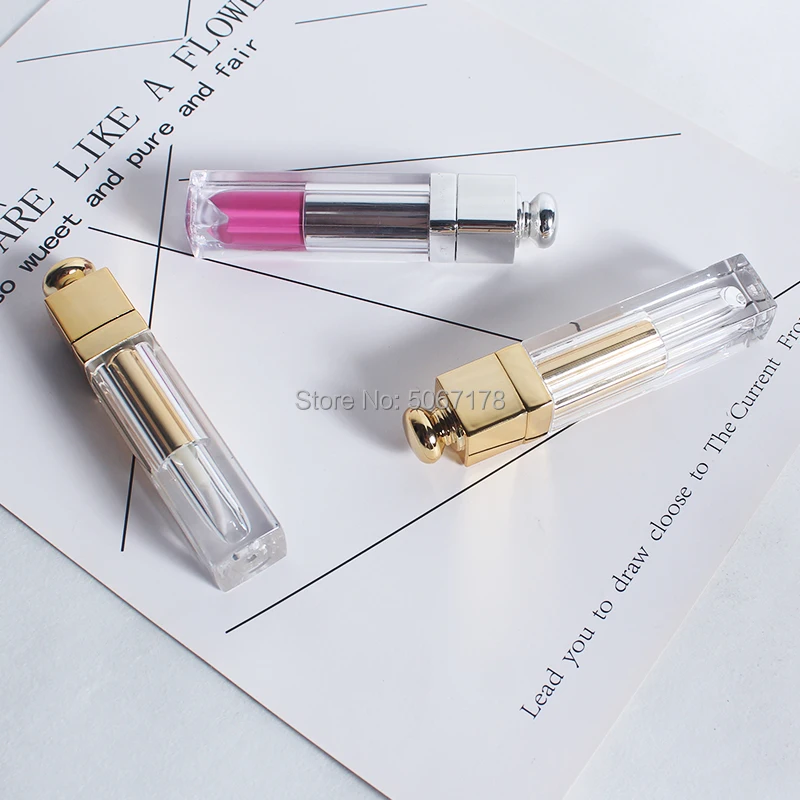 

Top Quality 10/30/50pcs 5ml Empty Lip Gloss Tube Small Lipstick Tube with Leakproof Inner Sample Cosmetic Container DIY