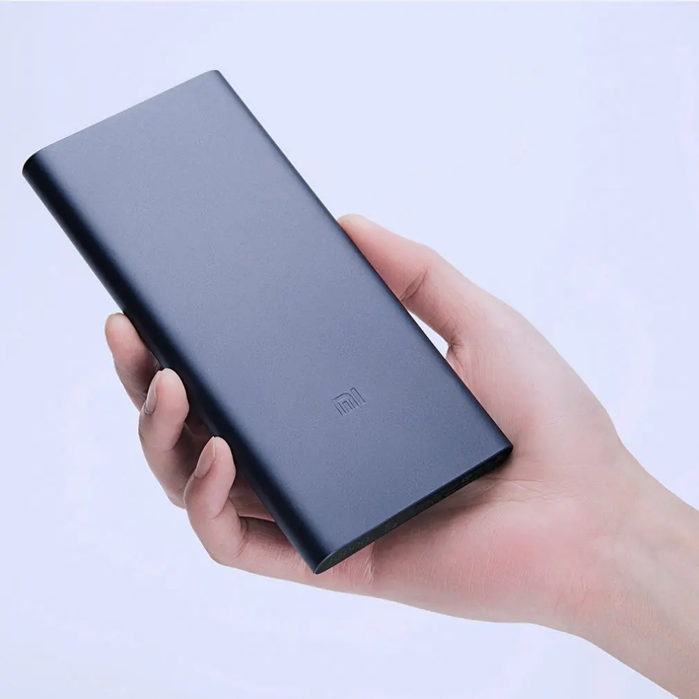  Xiaomi 10000mAh Mi Power Bank 2i External Battery Bank 18W Quick Charge Powerbank 10000 PLM09ZM wit