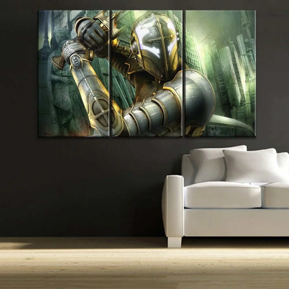 Knight Armor Canvas Art Poster Print Home Wall Decor 