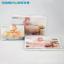 Simbalion 18/12 цветные пирожные, нарисованные акварелью краски aquarell fine horadam rock Акварельная живопись профессиональный