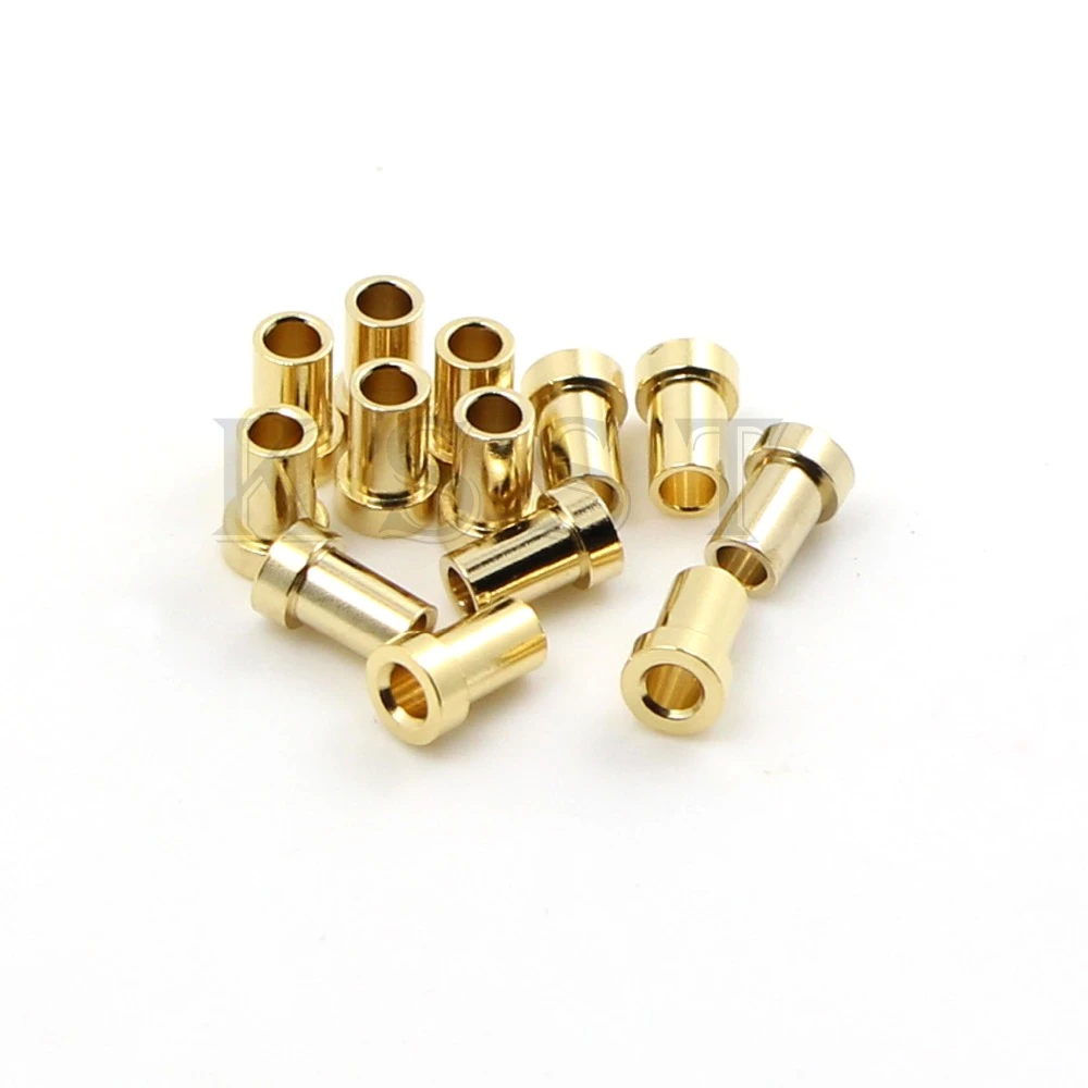 Gold Plated Brass Uninsulated 2mm Pcb Jack Rigid Socket For Pcb Mount