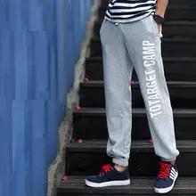 Для мужчин повседневное спортивные штаны для бега хлопок демисезонный Sweatpant Active Athletic Джерси для бега карман брюки