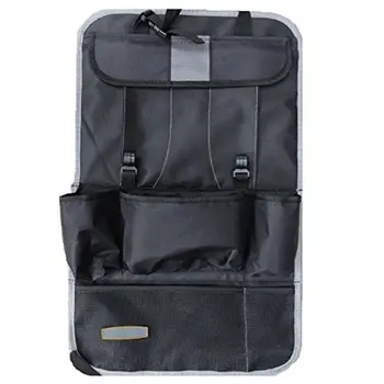 

Car Seat Back Organisers - Large Multi Pocket Storage Bag for iPad, Snacks, Cans - Multipurpose Baby Stroller Organizer Auto S