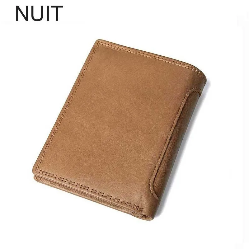 

Business Men Wallet Coin Brand Genuine Leather Purse Zipper Male Clutch Wallets Men Women Money Card Holder Pocket Multifunction