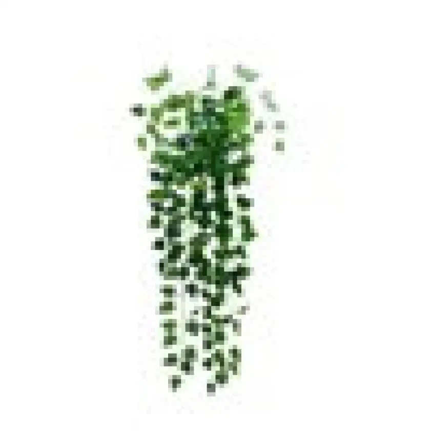 Новинка, 1 шт., зеленая искусственная подвесная лоза, растение, листья, гирлянда, украшение для дома, сада, стены, зеленая искусственная лоза