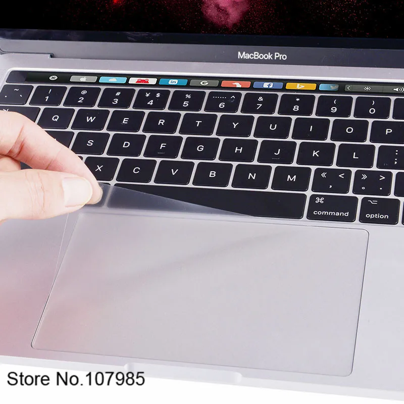 Высокопрозрачная Защитная пленка для сенсорной панели для Apple macbook air 13 pro 13,3 15 retina Touch Bar 12 touch pad для ноутбука