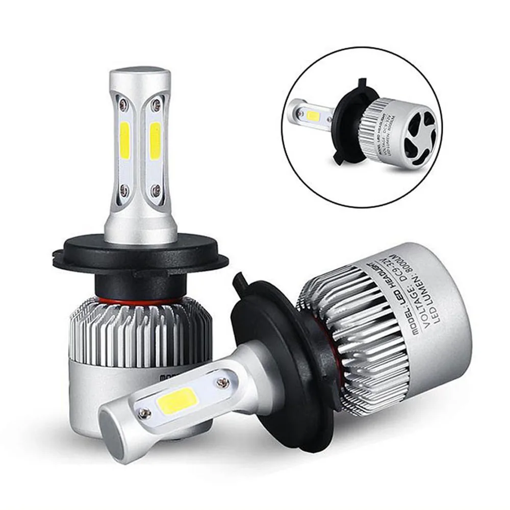 

Muxall Led Headlights H1/H3/H4/H7/H11/H13/9005/9006 LED Car Headlight Bulb Hi-Lo Beam 72W 8000LM 6500K Auto Led Headlamp 12v 24v