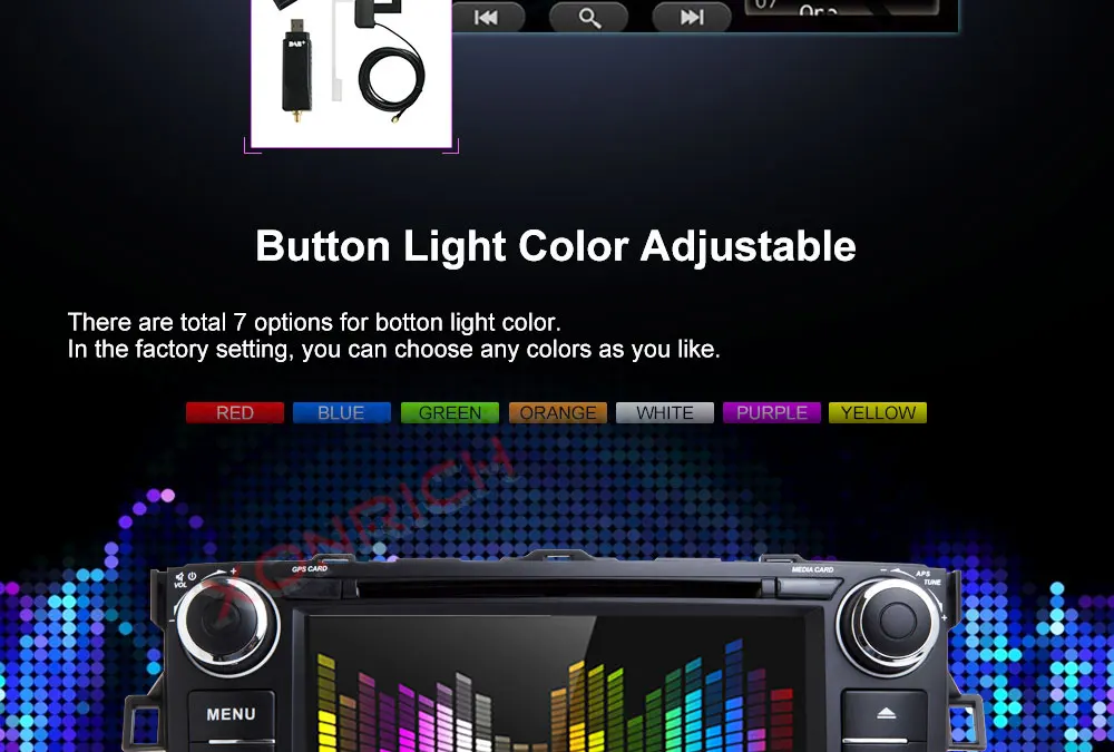 Cheap 2 Din Car Radio GPS Car DVD Player For Toyota Corolla /AURIS/Altis/2012 2013 Tape Recorder Stereo FM 3G 13