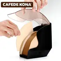 V60 filter paper holder/tapered filter Paper box filtering Paper storage rack stand coffee tools Dust-proof with cover