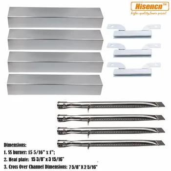 

Hisencn Replacement Kit For Barbecue Grill Gas BBQ Brinkmann 810-3660-S 810-3660-F 810-4557-0 810-4457-F Gas Grill