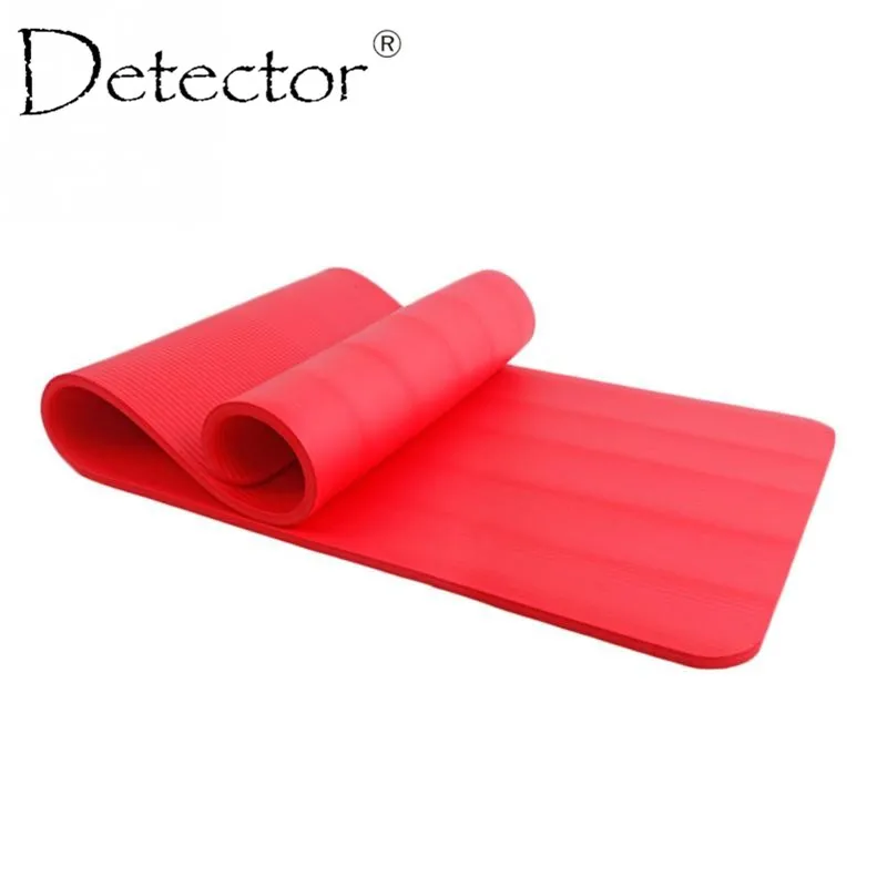 Detector 10mm Thick exercise Yoga Mat Pad Non-Slip Lose Weight Exercise Fitness folding gymnastics mat for fitness