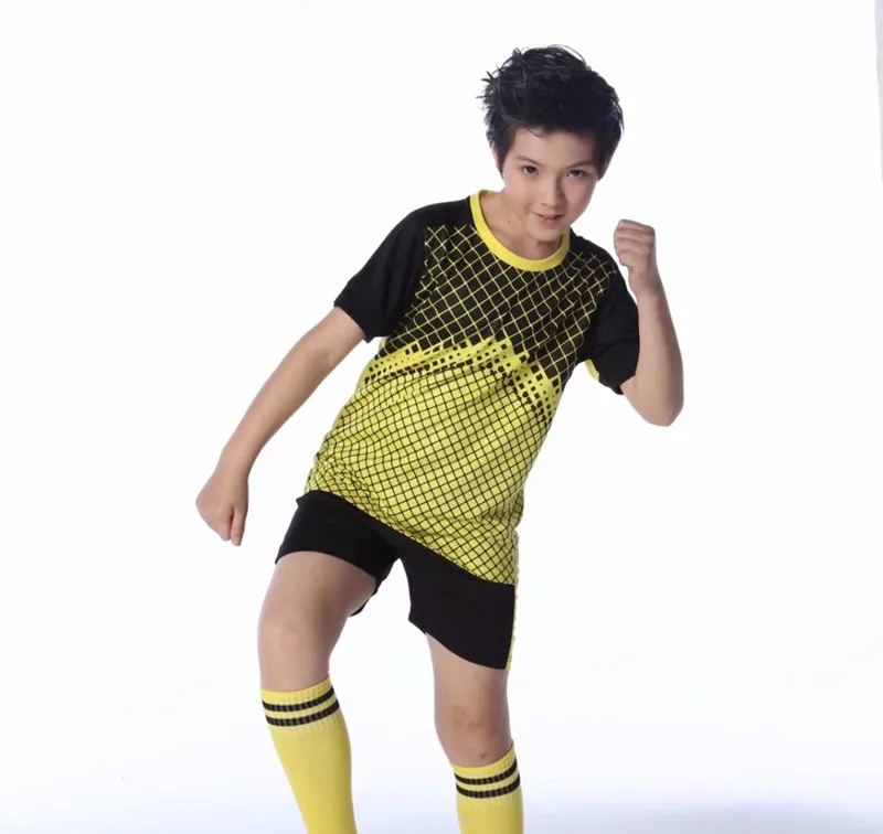 Survetement/Детский комплект футбольной формы для мальчиков; комплект футбольной формы; комплект спортивной одежды с шортами для футбола; Спортивный костюм; командные костюмы на заказ