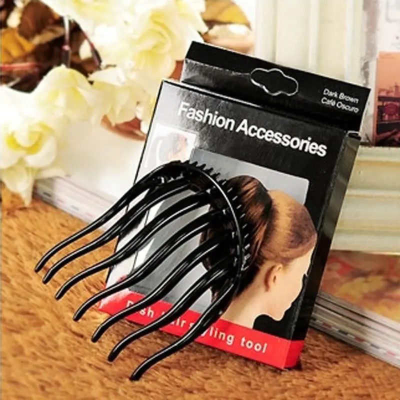 

Useful Volume Inserts Hair Clip Bouffant Bumpits Ponytail Hair Comb Bun Maker