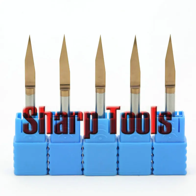 Coated PCB CNC Engraving Router Bits Wood Milling Tools