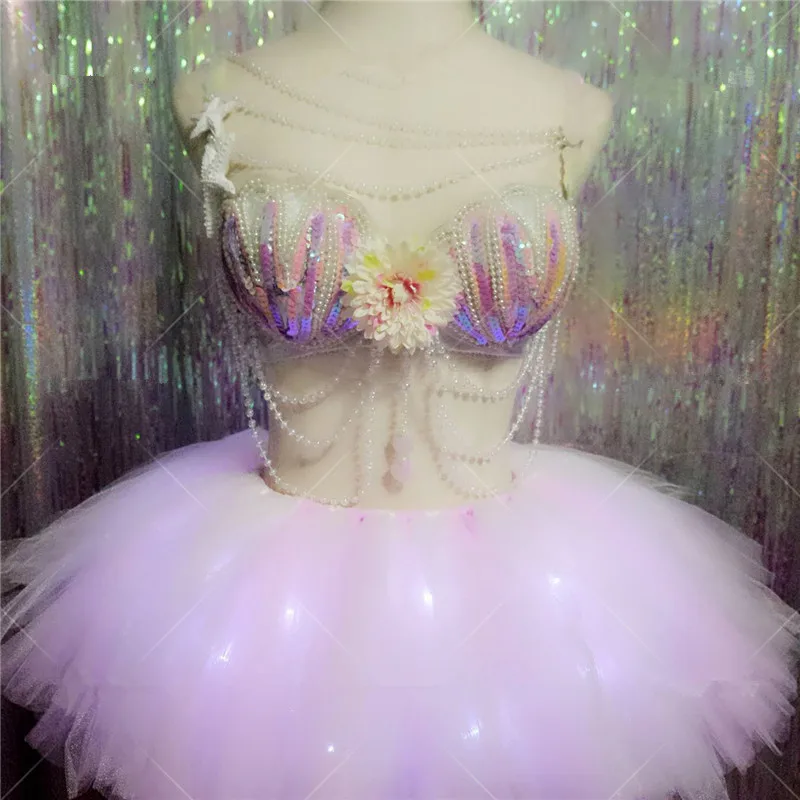 New design Sexy Girl Dance Dress Wings Costumes Bar KTV Stage Performance font b Clothing b