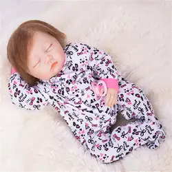 SanyDoll 19 дюймов см 49 см Силиконовые baby reborn куклы, симпатичный детский подарок фестиваль подарки для мальчиков и девочек Подарки на день