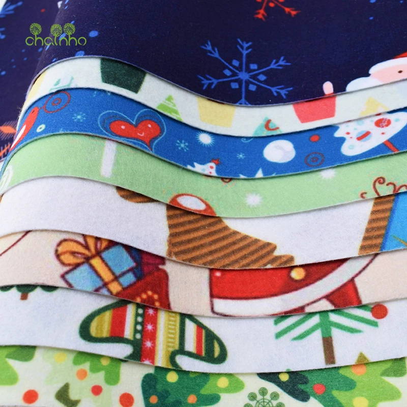 Chainho, 8 шт./лот, Рождество, мягкий, Фабричный войлок, Полиэстеровая Нетканая ткань, для украшения дома и шитье Куклы& Crafts, 30x30 см