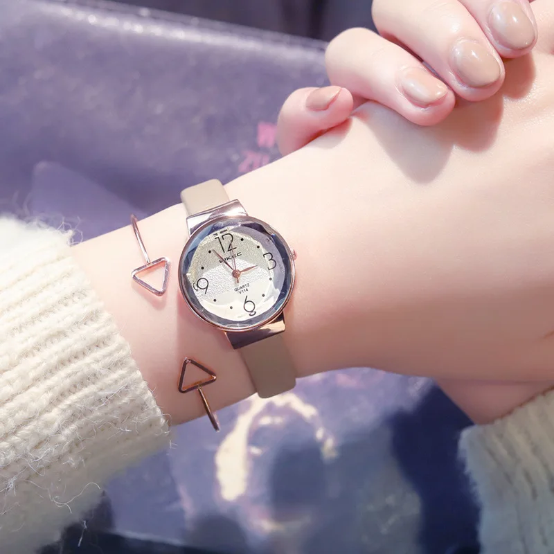 

2019 Unique Cool Ultra Thin Fashion Women's Watches Casual Ladies Casual Quartz Wristwatch Female Elegant Watch Relogio Feminino