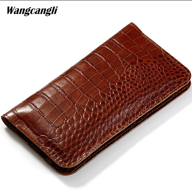 

wangcangli Brand Genuine Leather phone case For Xiaomi Mi MIX 2 Handmade custom flip phone case For Xiaomi Mi Note 3 MIX 2S 8se
