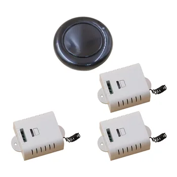 

Special Design Wireless Remote Control Switch AC85V -250V 110V 220V 1CH Relay Receiver Module and Remote Controls Round