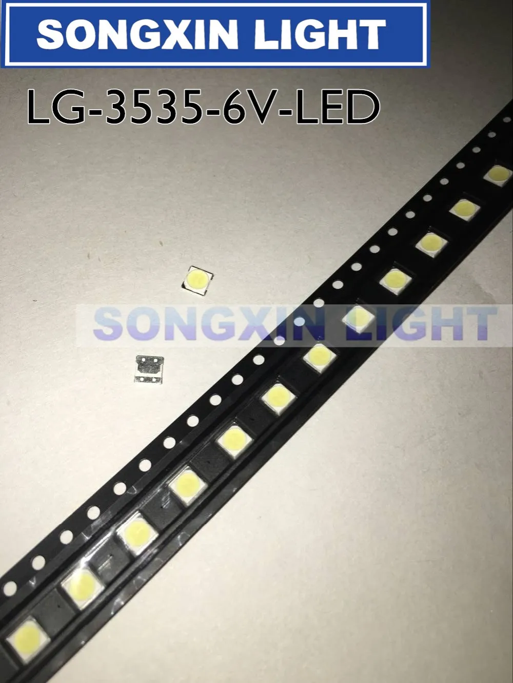 60 шт. LG Innotek светодиодный Светодиодный подсветка 2 Вт 6 в 3535 холодный белый ЖК-подсветка для ТВ приложения