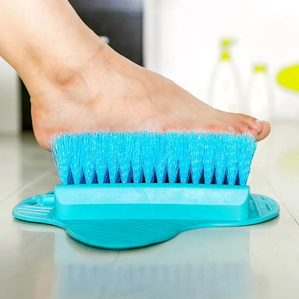 Plastic foot brush for cleaning stronger easily leg, foot massager