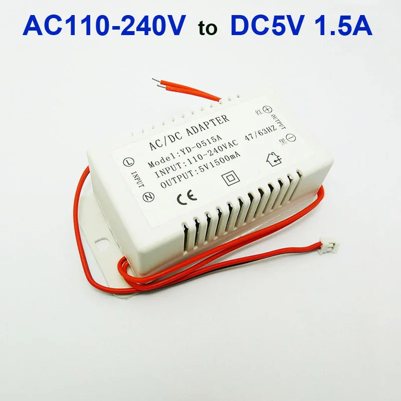 5V 1.5A Power Supply AC/DC adapter transformers switch for DIY MP3 MP5 KIT  Decording board Power Supply AC 110 240V|switching dc power|switch dc power  supplypower dc - AliExpress