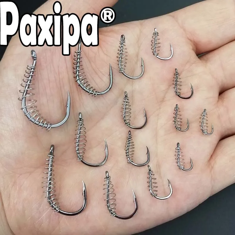 

10pcs lot Spring Hook Barbed Circle Carp Hook Size 3 to 17 Without Fishing Line Jig Fly Fishing Hook Fishing Accessories