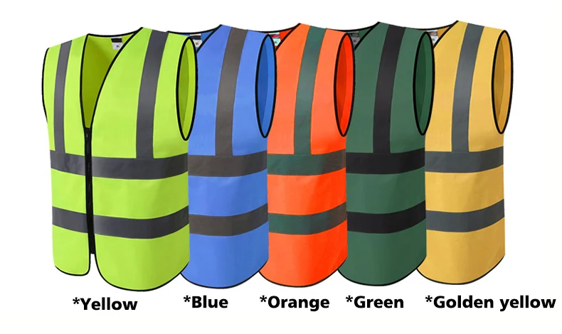 Reflective Vest High Visibility Fluorescent Clothing Multi Color Safety Clothes For Road Working Running Sport Warning Safe Vest (14)
