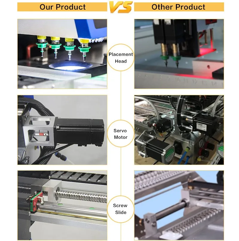 Smt330 с сервоприводом Двигатель 4 размещение головок Автоматическая Видение Палочки и место машина с BGA Ремонт станции